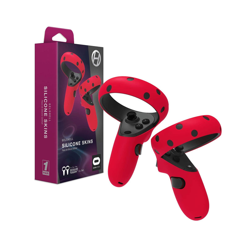 [Australia - AusPower] - Hyperkin GelShell Silicone Skins for Oculus Touch Controllers - Officially Licensed By Oculus (2Nd Gen.) (1 Pair) (Red) - PC 