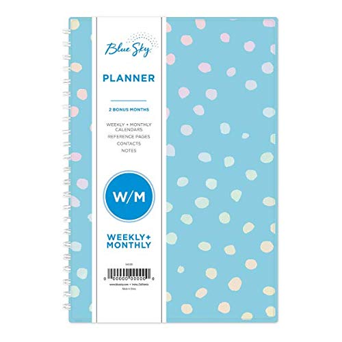 [Australia - AusPower] - Blue Sky 2021 Weekly & Monthly Planner, Soft Touch Cover, Semi Concealed Wire Binding, 5" x 8", Animal Mix (117913-21) 5" x 8" 