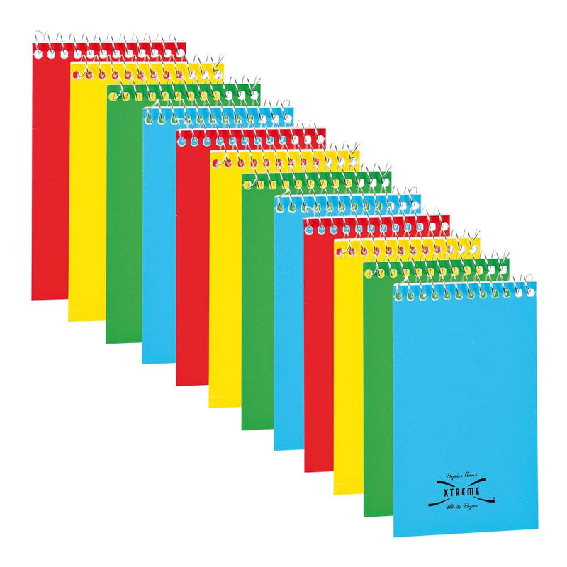 [Australia - AusPower] - Rediform Wirebound Memo Notebooks, white Top Bound, Pack of 12 