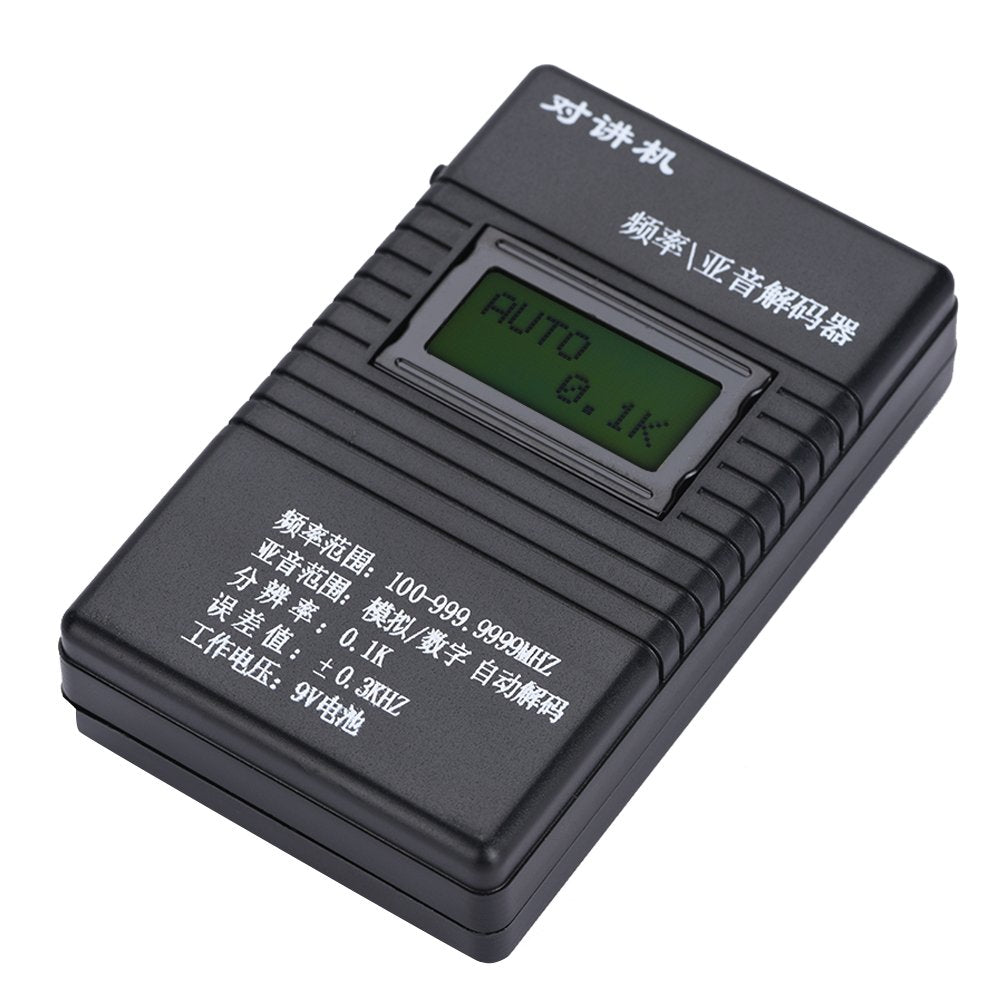[Australia - AusPower] - Hilitand Frequency Meter,Portable Walkie Talkie Frequency/Subo Decoder Frequency Meter Counter,with Automatic decoding Function,for walkie-Talkie Users and hobbyists 