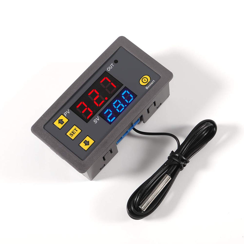 [Australia - AusPower] - W3230 DC 12V 20A LED Digital Temperature Controller Thermostat Thermometer Temperature Control Switch Sensor Meter（DV12V）） 