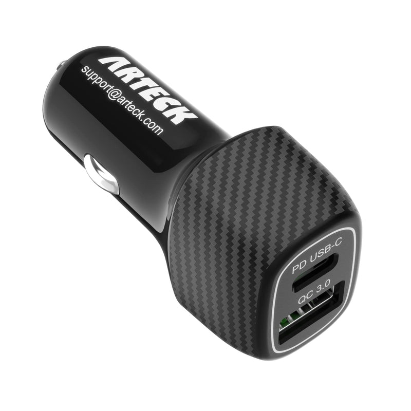 [Australia - AusPower] - Arteck 40W/8A PD USB-C/Quick Charge 3.0 USB Port Adapter with 2 USB Port, Compatible iPhone 13 13 Pro Max 13 Mini 12 11 SE Xs Xr X, iPad, Samsung Galaxy Note Other Smartphone 