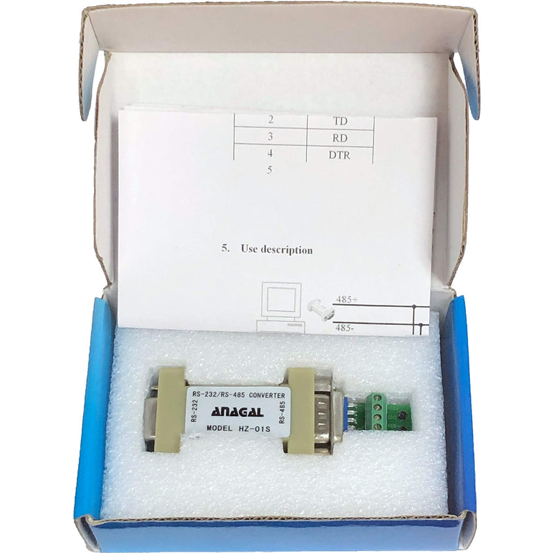 [Australia - AusPower] - RS232 to RS485, RS-232 Female to RS-485/RS-422 485/422 Female Adapter Converter Data Communication Interface Connecter for POS, Access Control, Etc. 