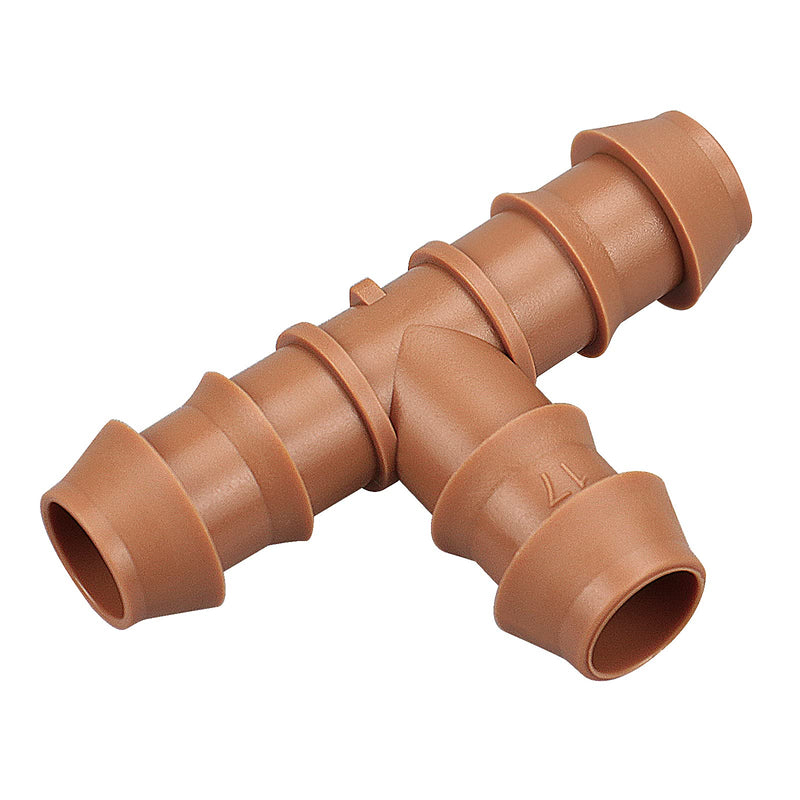 [Australia - AusPower] - iMopo 21-Pack Drip Irrigation Universal Barbed Tee Fitting, Barbed Connectors for 1/2" Drip Tubing 21P-Tee 