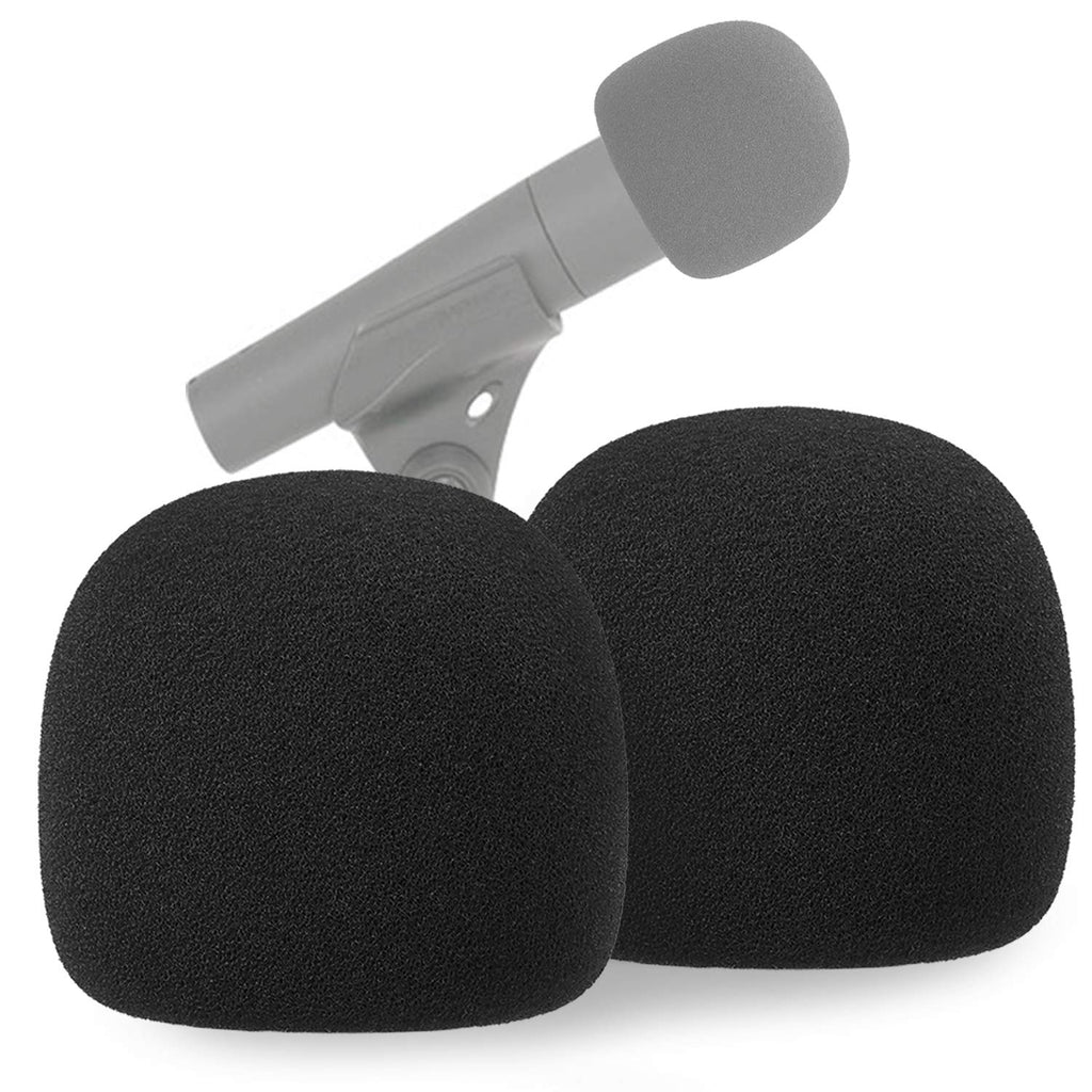 [Australia - AusPower] - SM57 Pop Filter Foam Cover - Mic Windscreen Wind Cover Customized Compatible with Shure SM-57 Microphone to Blocks Out Plosives by YOUSHARES (2 PCS) 