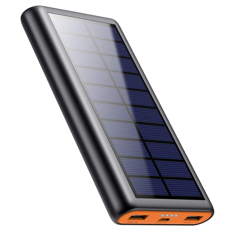 [Australia - AusPower] - Ekrist Solar Charger Power Bank 26800mah, 2 USB Output Fast Phone Portable Charger Power Bank Cell Phone Solar Battery Bank Pack External Backup Pack for iPhone, Samsung Galaxy Android, iPad Tablet 