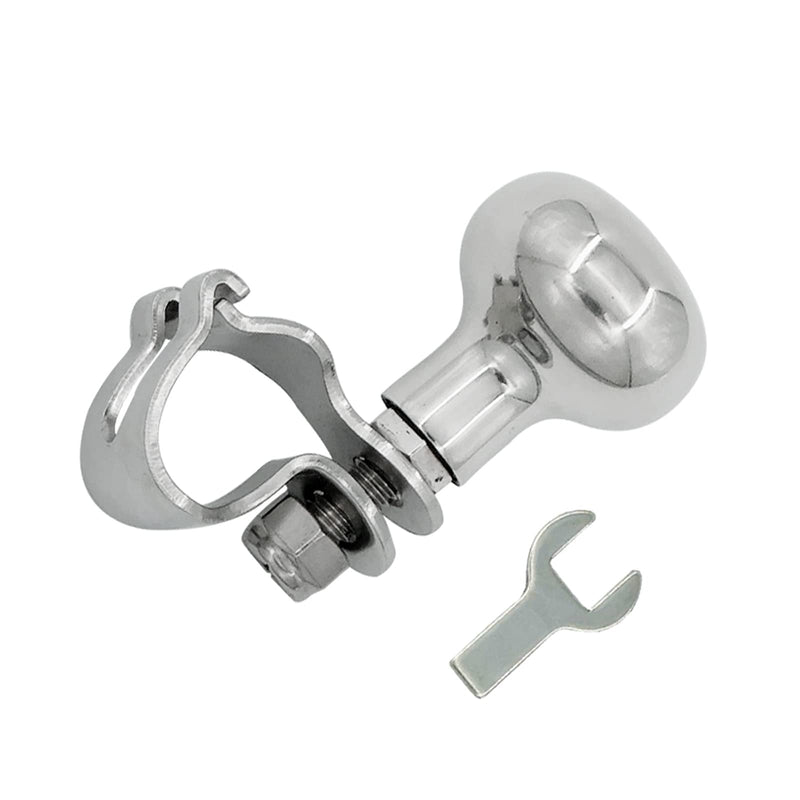 [Australia - AusPower] - ISURE MARINE 316 Stainless Steel Boat Steering Wheel Knob, Steering Wheel Maneuvering Knob Dia. from 5/8'' to 1'' 