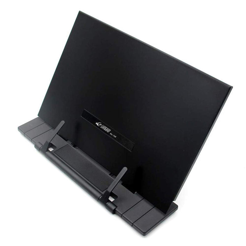 [Australia - AusPower] - Desktop Document Book Holder Laptop/iPad/Book/Document Metal Stand Holder with 7 Adjustable Positions Black 