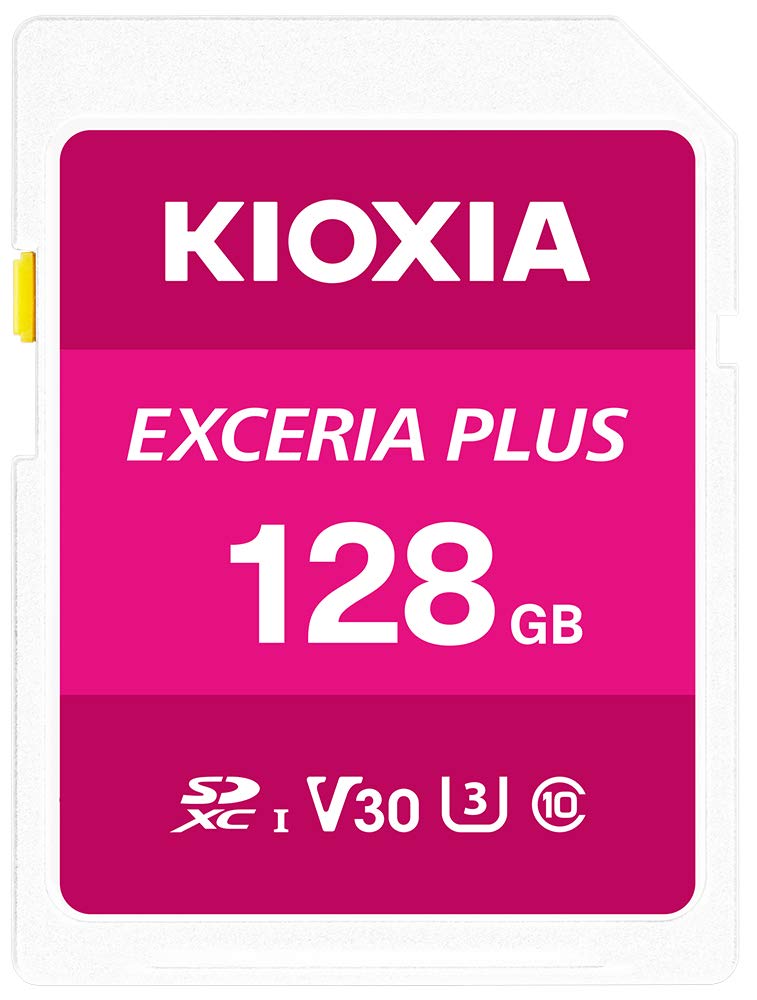 [Australia - AusPower] - Kioxia 128GB Exceria Plus SD Memory Card SDXC UHS-I U3 Class 10 V30 4K Video Recording LNPL1M128GG4 