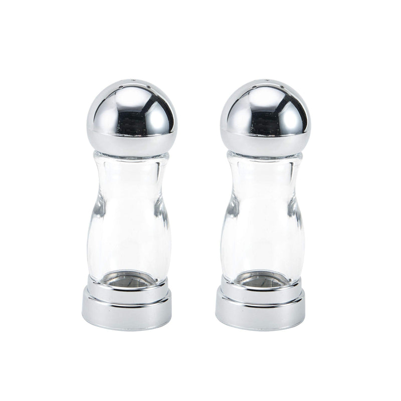 [Australia - AusPower] - Kamenstein Chrome Salt and Pepper Shaker Set, 5.5-inch 