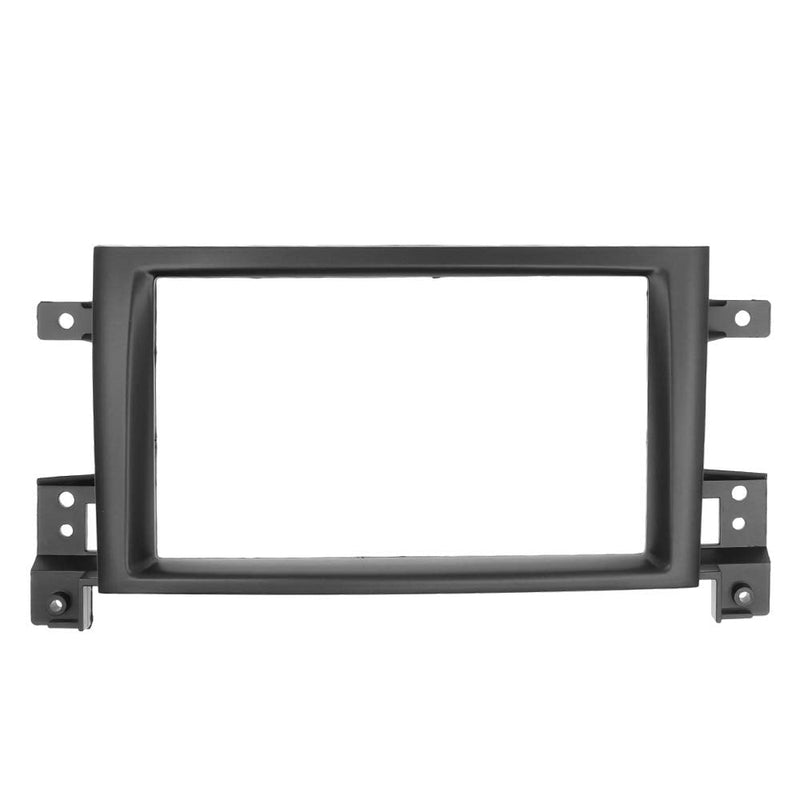 [Australia - AusPower] - YuYue Radio Stereo Panel for Suzuki Grand Vitara 2005 2006 2007 2008-2017 2 Din Car Radio Frame Fascia Panel DVD Stereo CD Panel Dash Mount Refit Installation Trim Kit Frame (Black) Black 