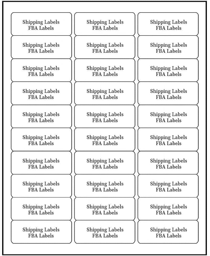 [Australia - AusPower] - Address Labels for Inkjet Printers 1" x 2-5/8", Pack of 750 Labels 25 sheets / 750 labels 
