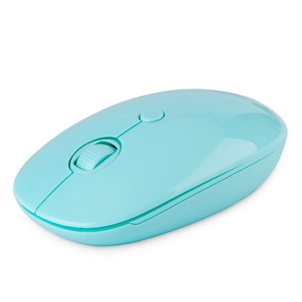 [Australia - AusPower] - Wireless Mouse,Rii 2.4G Silm Wireless Mouse with USB Receiver,Computer Mice,Light Weight Mouse for PC ,Laptop,Windows/Mac/Linux,Mint Green (RM800) RM800 