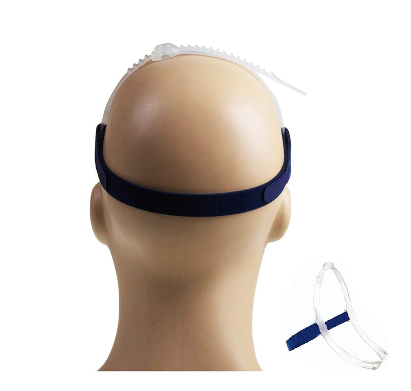 [Australia - AusPower] - Organic Deal Back Strap Compatible w/ResMed CPAP Mask Swift Fx Nasal Pillow- Replacement Straps for Swift FX Nasal Pillow - ResMed CPAP Supplies Option- CPAP Headgear Back Strap (Mask,Frame Not Incl) 
