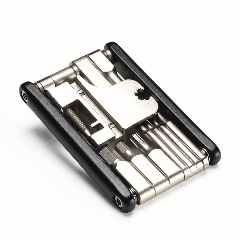 [Australia - AusPower] - CECO-USA 17 Function Bike Tool with Chain Breaker – Bicycle Multi Tool – Ultra Slim, Compact Pocket Sized, Lightweight – High Strength CR-V 6150 Tool Steel – Easy To Carry 