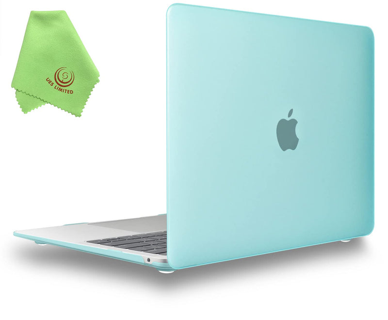 [Australia - AusPower] - UESWILL 2022 2021 MacBook Air 13 inch Case A2337 M1 A2179 A1932, Hard Shell Case Cover Compatible with MacBook Air 13 inch with Retina Display & Touch ID (2018-2022), Green 2018-2022 Air 13" (M1 A2337/A1932/A2179) 