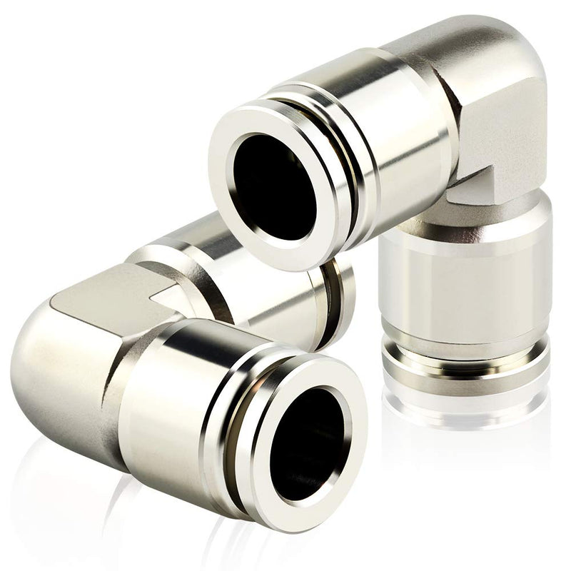 [Australia - AusPower] - TAILONZ PNEUMATIC Stainless Steel 1/4 inch od Push to Connect Fittings Tube Elbow Connect Push Fit Fittings Tube Fittings Push Lock PV-1/4 (Pack of 1) 1/4" OD 