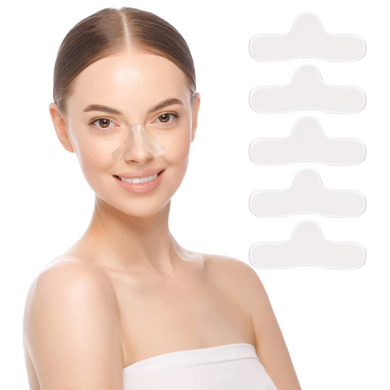 [Australia - AusPower] - 5 Pack CPAP Gel Nose Pads – CPAP Nose Guard – CPAP Nasal Pad Against Irritation and Soreness – Sleep Nose Comfort Pad – Premium Soft CPAP Cushions for Masks – Adhesive Sticky Design Small (Pack of 5) 