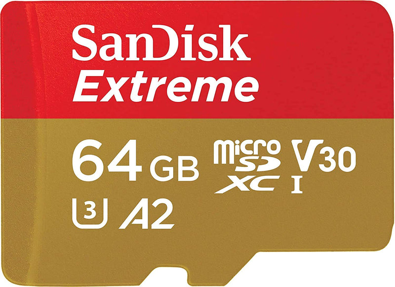 [Australia - AusPower] - SanDisk 64GB Extreme for Mobile Gaming microSD UHS-I Card - C10, U3, V30, 4K, A2, Micro SD - SDSQXA2-064G-GN6GN 