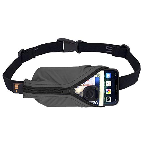 [Australia - AusPower] - Large Pocket SPIbelt Anthracite with Black Zipper 