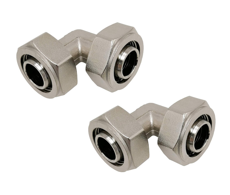 [Australia - AusPower] - 3/4 inch Equal Elbow Fitting, Tube Fitting for 3/4 Inch Tubing System,2 Pack 