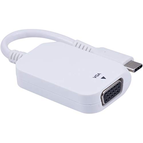 [Australia - AusPower] - ATIVA USB-C-to-VGA Adapter, White, 41509 