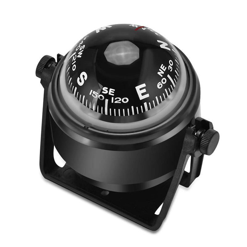 [Australia - AusPower] - Yosoo Health Gear Boat Compass, Adjustable Marine Ball Night Vision Compass, Navigation Marine Compass with Adjustable Mounting Bracket for Car Watercraft Boat Caravan Truck 
