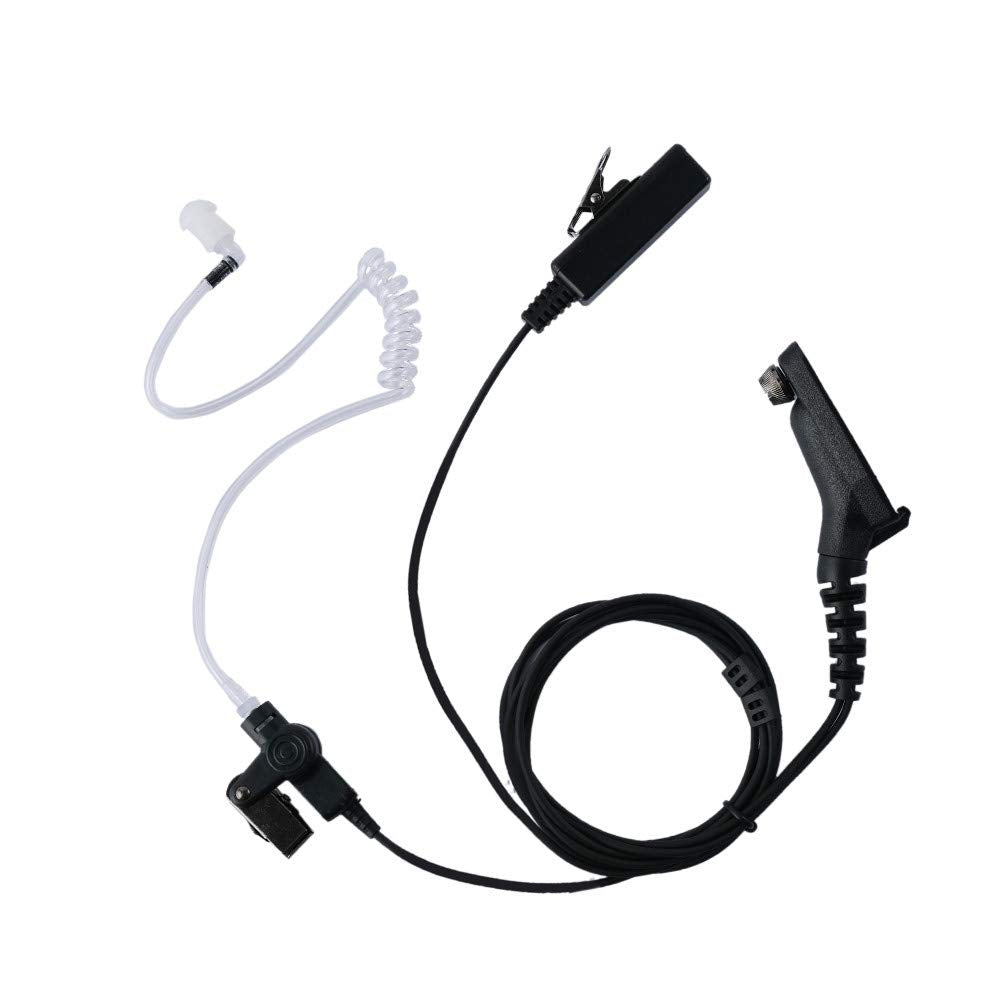 [Australia - AusPower] - APX 6000 earpiece,Klykon 2 Wire Surveillance Security Acoustic Tube Eeapiece Headset for Motorola MTP850 MOTOTRBO XPR 6550 6350 XPR7550 7550e 75807380 7350 APX900 Walkie Talkie 2 Way Radio 