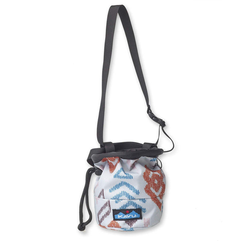 [Australia - AusPower] - KAVU Peak Seeker Chalk Bag for Rock Climbing, Gymnastics, and Weightlifting One Size Autumn Ikat 