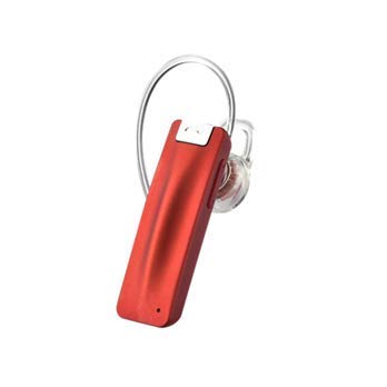 [Australia - AusPower] - Landi Q18 Bluetooth Headset,Earpiece Headphones for Cell Phones, Noise Cancelling Wireless Earpieces w/Mic for Business/Driving/Office, Compatible with iPhone/Samsung/Android(RED) 