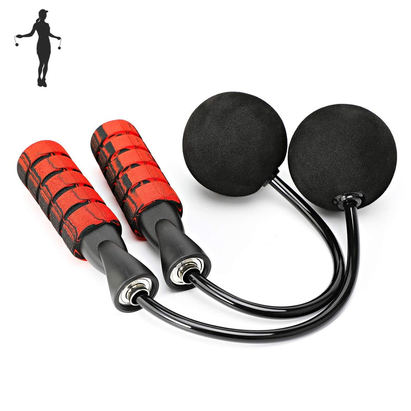[Australia - AusPower] - APLUGTEK Jump Rope, Training Ropeless Skipping Rope for Fitness, Adjustable Weighted Cordless Jump Rope for Men Women Kids 