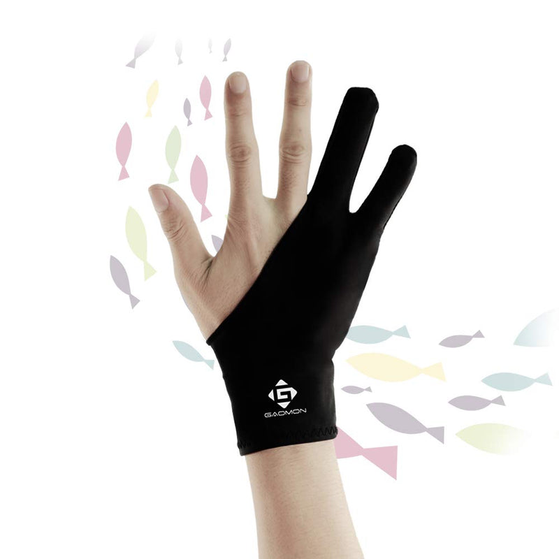 [Australia - AusPower] - GAOMON Two Finger Glove for Ipad Drawing, Tablet Drawing, Oil Painting and Sketch Creation, Free Size Support Left and Right Hand 