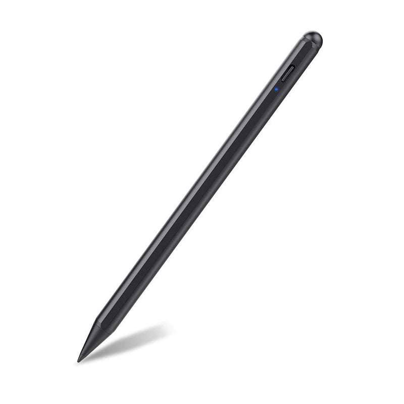[Australia - AusPower] - MoKo Stylus Pen with Palm Rejection Active Stylus Pencil Rechargeable fit Apple 2021 iPad Mini 6th Generation, iPad 8th/9th Gen 2021 iPad Pro 11/12.9 Inch (2018-2021),iPad Air 4th, iPad 6/7th - Black 