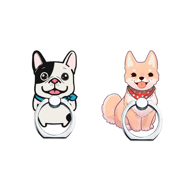 [Australia - AusPower] - Phone Ring Holder Stand,Dog Phone Ring Stand Holder 360 Rotation Finger Ring Grip Stand for Cellphones,Smartphones and Tablets(Shiba Inu,Corgi) 