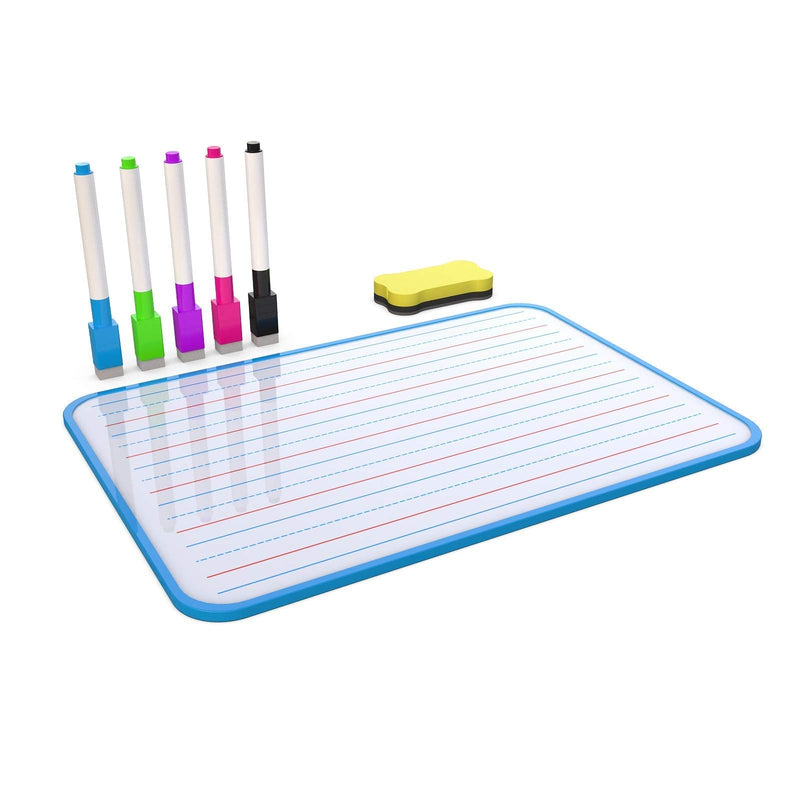 Dry Erase Lapboard Double Sided, Dry Erase Board with Lines for Kids