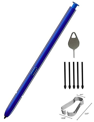 [Australia - AusPower] - Galaxy Note 10 Pen Replacement (Without Bluetooth) Stylus Touch S Pen for Galaxy Note 10 Note10 Plus Note 10+ 5G Stylus Touch S Pen Without Bluetooth +Tips/Nibs+Eject Pin (Blue) Blue 