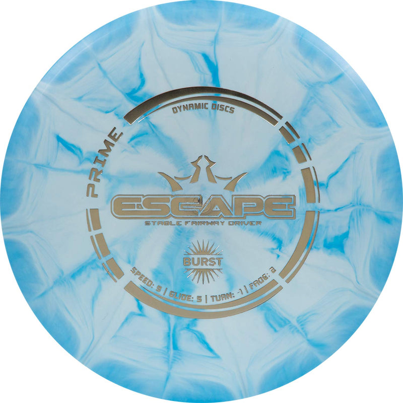 [Australia - AusPower] - Dynamic Discs Prime Burst Escape Disc Golf Driver | Frisbee Golf Fairway Driver | Neutral Flying Golf Disc | Stamp Colors Will Vary Blue 