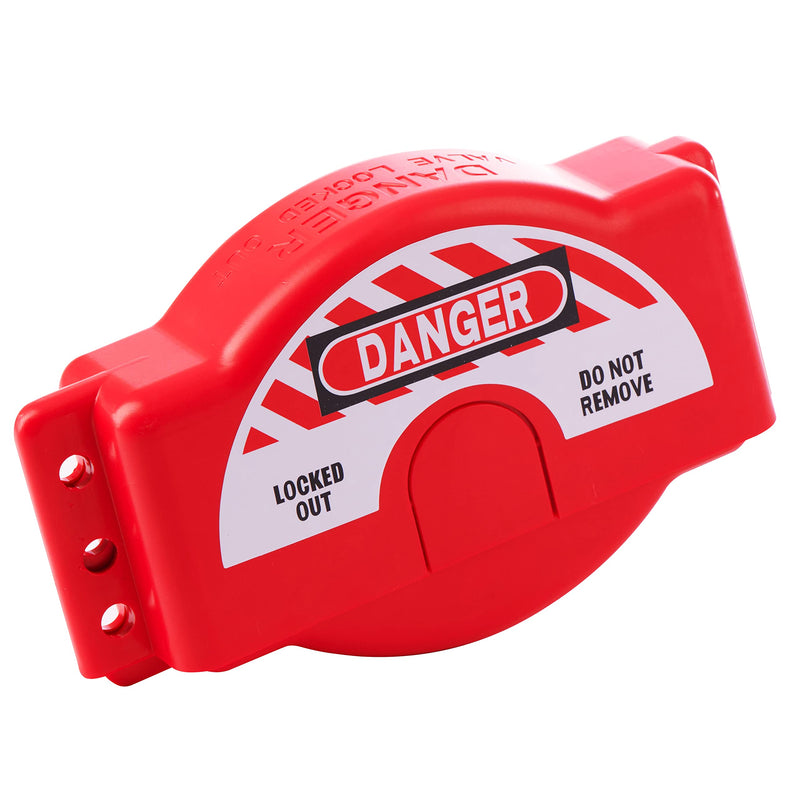 TRADESAFE Gate Valve Lockout - Red Valve Lockout Device, Lockout Tagout ...