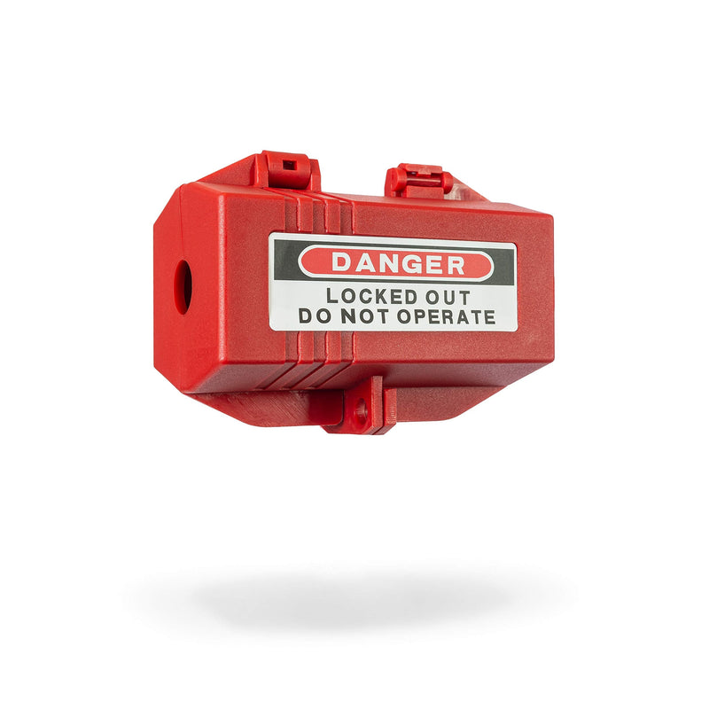 [Australia - AusPower] - TRADESAFE Plug Lock for Lockout Tagout, 110-125 Volt Power Cord Lockout, Electrical Plug Lock Out, OSHA Compliant, Premium Grade, Medium 