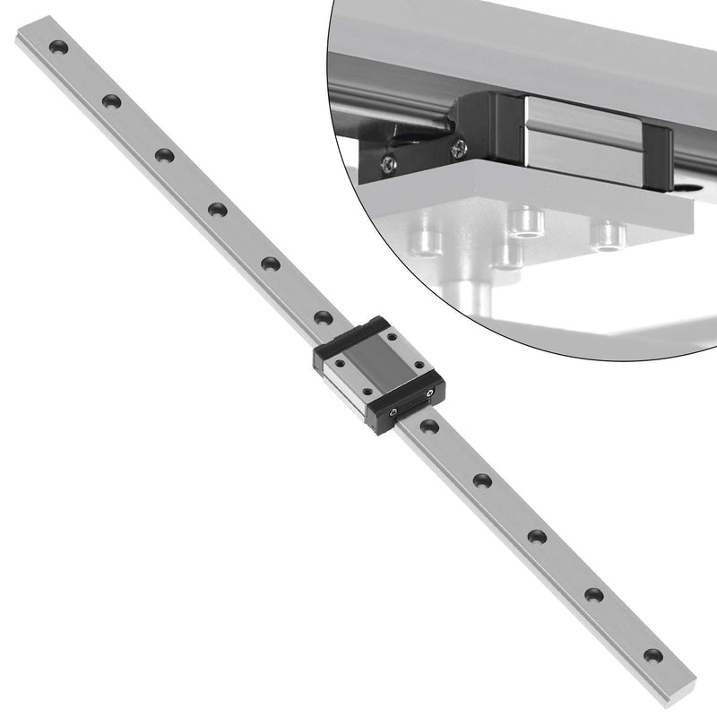 [Australia - AusPower] - Usongshine MGN9 Linear Rail Guide with MGN9C Linear Bearing Sliding Block Match for CNC xyz DIY Engraving Machine (350mm, C-Type) 