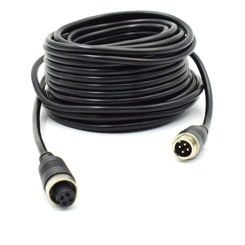 [Australia - AusPower] - Yasoca 16FT 5M Car Video Extension Cable 4-Pin Aviation Waterproof Shockproof for CCTV Rearview Camera Truck Trailer Camper Bus Motorhome Vehicle Backup Monitor System 