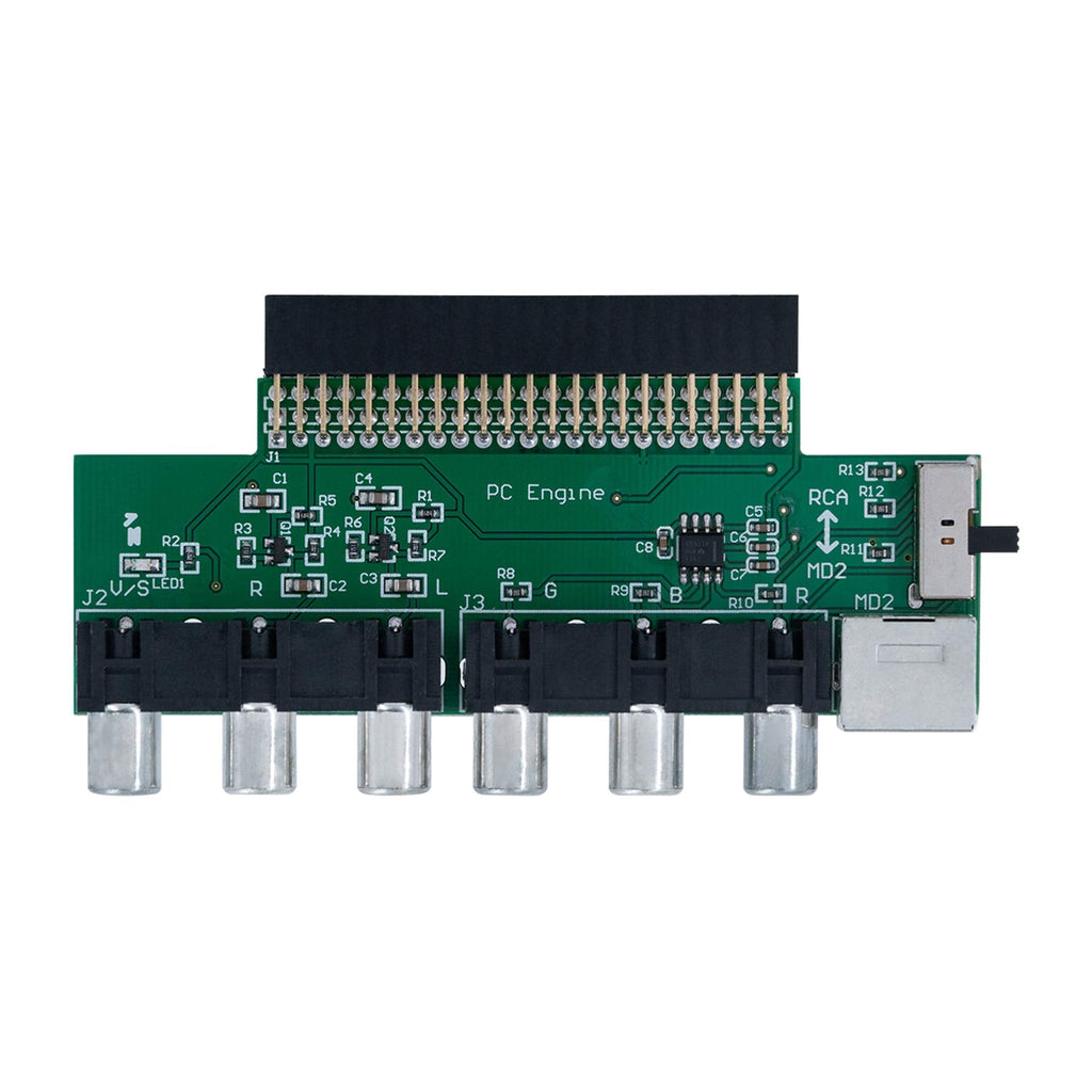 [Australia - AusPower] - Mcbazel RGBS Video Booster Audio Converter Signal Output PCB Board for NEC PCE PC Engine Grafx 