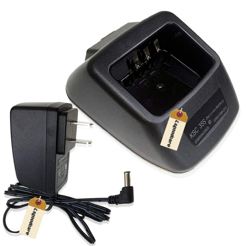 [Australia - AusPower] - Lsgoodcare Two Way Radio Quick Charger KSC-35S Compatible for Kenwood Radio KNB-63L KNB-65L Li-ion Battery TK3400 TK2400 TK2402 TK2300 TK-2200LP TK-2300VP TK-3200L 