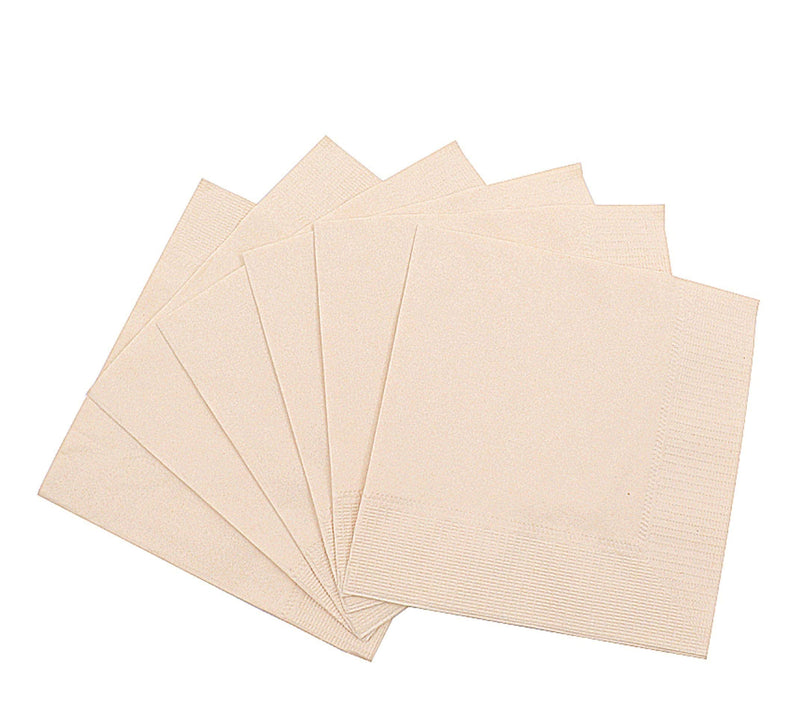 [Australia - AusPower] - 100% Compostable and Eco-friendly Bamboo Dinner Napkins Pack of 100 Perfect for Everyday Dinning, Beverages or Cocktail Disposable 