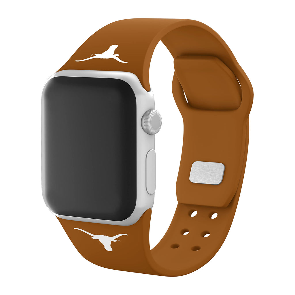 [Australia - AusPower] - AFFINITY BANDS Texas Longhorns Silicone Sport Watch Band Compatible with Apple Watch (42/44/45mm - Burnt Orange) 42/44/45mm 