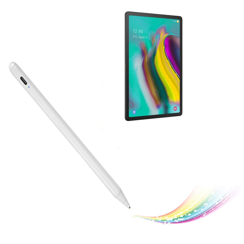 [Australia - AusPower] - Active Stylus for Samsung Galaxy Tab S5E Pencil,Electronic Capacitive Type-C Rechargeable Pencil Compatible with Samsung Galaxy Tab S5E Stylus Pens,Good on Sketching and Note-Taking Pen, White 