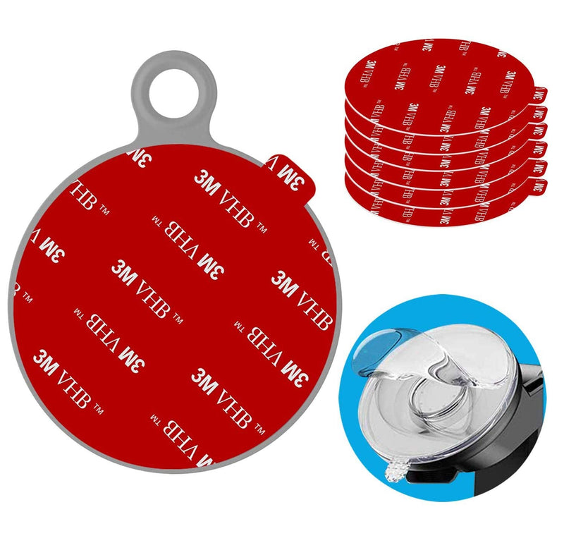 [Australia - AusPower] - Very High Bond Sticky Adhesive, AZXYI 6 Pack Dashboard Pad Mounting Disk Adhesive Replacement Kit, Double-Sided Stickers for Suction Cup Dashboard Phone Holder & Windshield Car Mount 