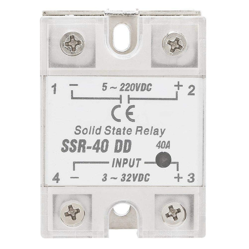 [Australia - AusPower] - Solid State Relay, Solid State Relay SSR-40 DD 40A 5-220VDC Solid State Relay for Industrial Automation processes 