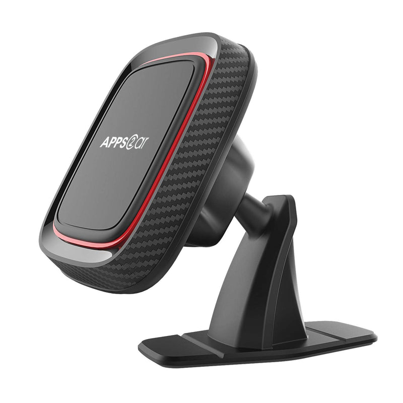 [Australia - AusPower] - [Upgraded Version] Magnetic Phone Car Mount, 6 Strong Magnets, Universal Phone Car Magnet Holder Compatible with iPhone 13, Samsung, LG, All Smartphone/Mini Tablet, 360°Rotation Stick Car Phone Mount 