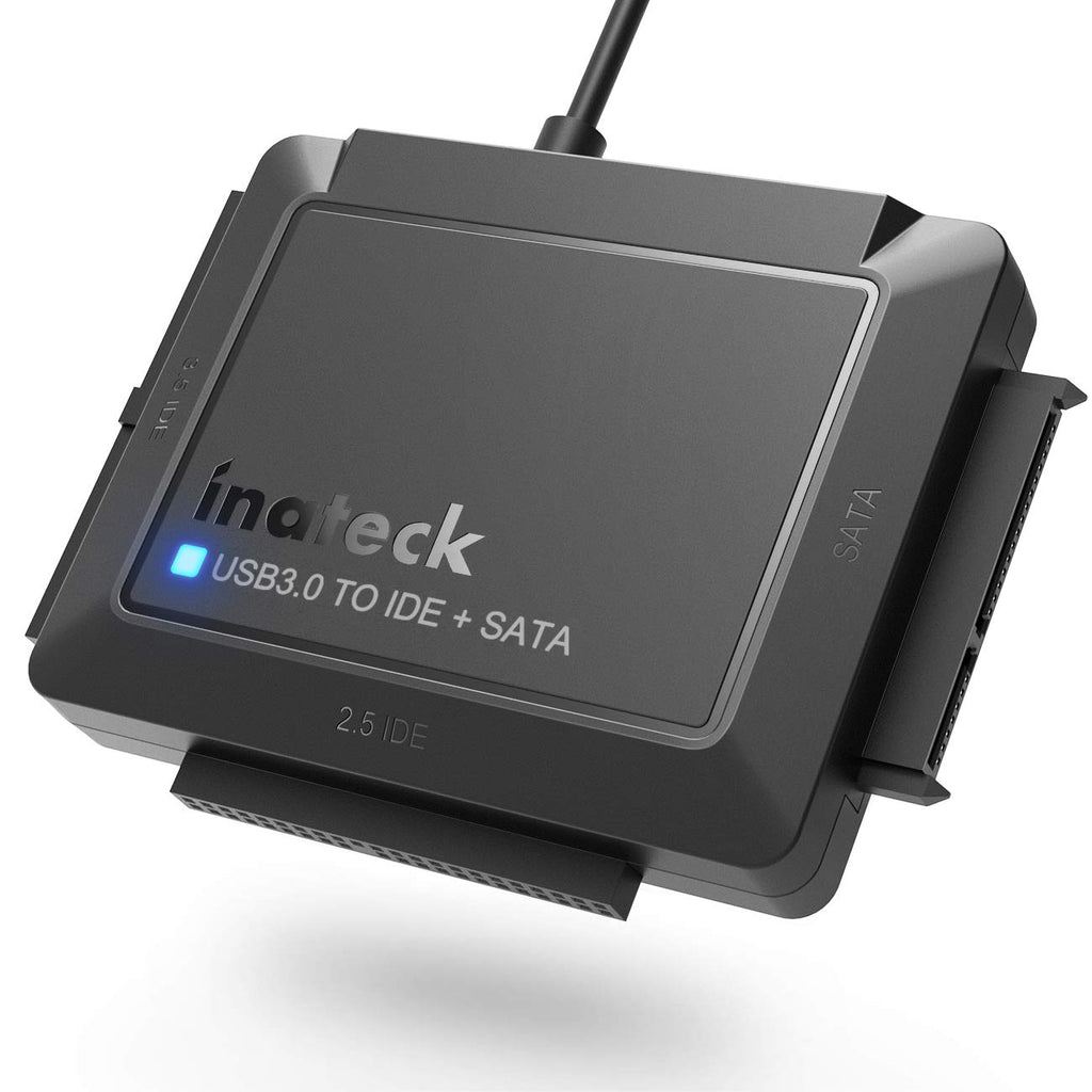 [Australia - AusPower] - Inateck USB 3.0 to IDE/SATA External Hard Drive Reader Applicable to 2.5"/3.5" HDD/SSD, with 12V/2A Power Supply, SA03001 